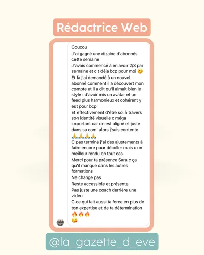 Avis client · produit digital Sun Influence