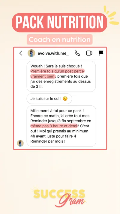 Avis client · produit digital Sun Influence