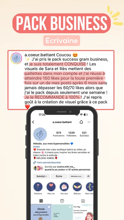 Avis client · produit digital Sun Influence
