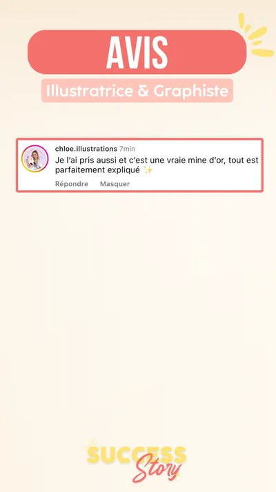 Avis client · produit digital Sun Influence