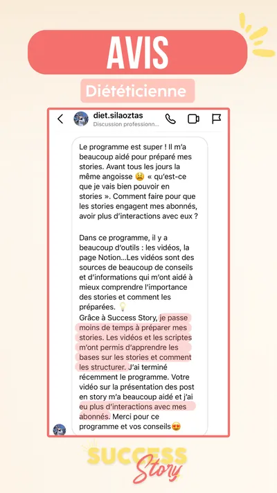 Avis client · produit digital Sun Influence