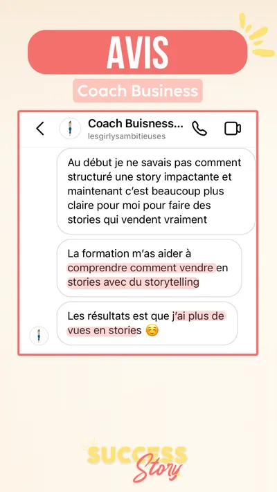 Avis client · produit digital Sun Influence